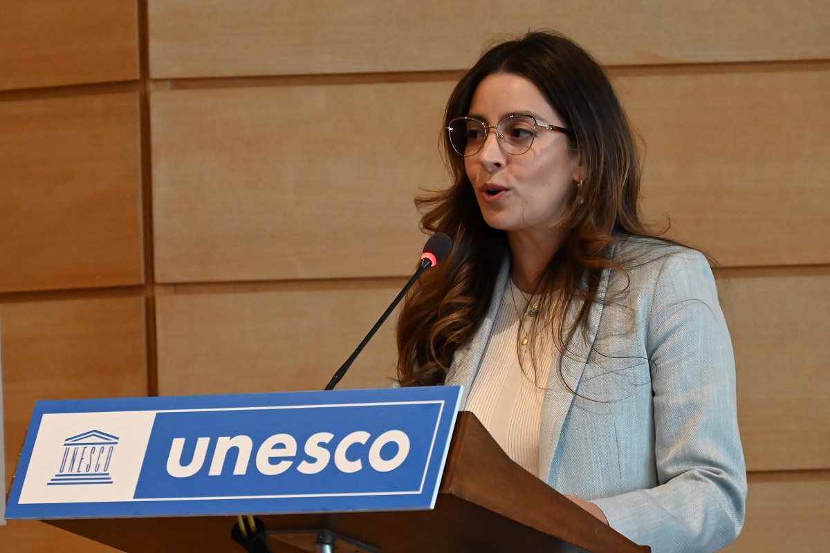 Embajadora Laura Guillem, Delegada Permanente de Colombia ante la UNESCO.
