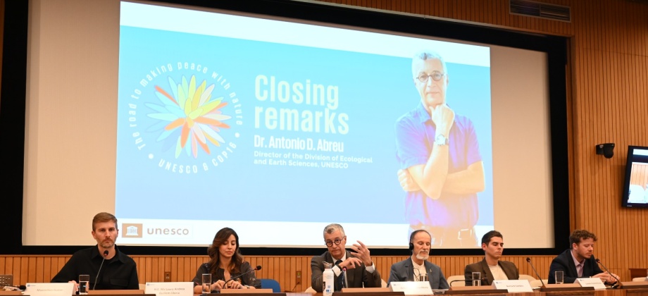 La COP16 del Convenio de Diversidad Biológica estuvo presente en la Unesco con el panel de discusión: “El camino hacia la paz con la naturaleza”