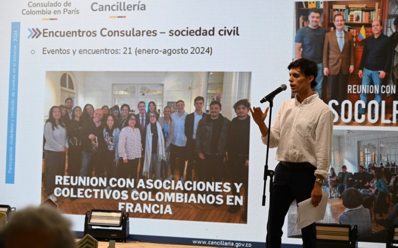 Rendición de cuentas en Casa Colombia: un año de logros y cooperación entre Colombia y Francia 