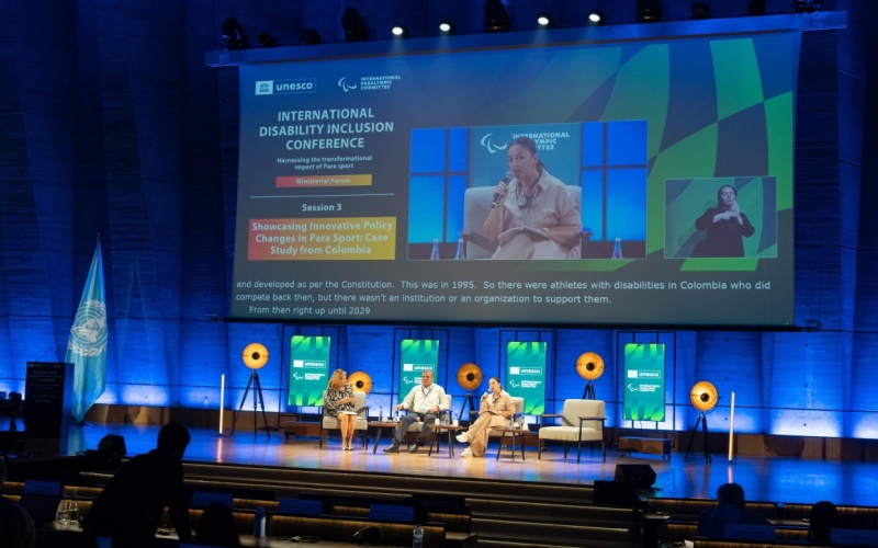 La Ministra del Deporte Luz Cristina López fue panelista invitada de la Conferencia Internacional sobre la Inclusión de la Discapacidad 