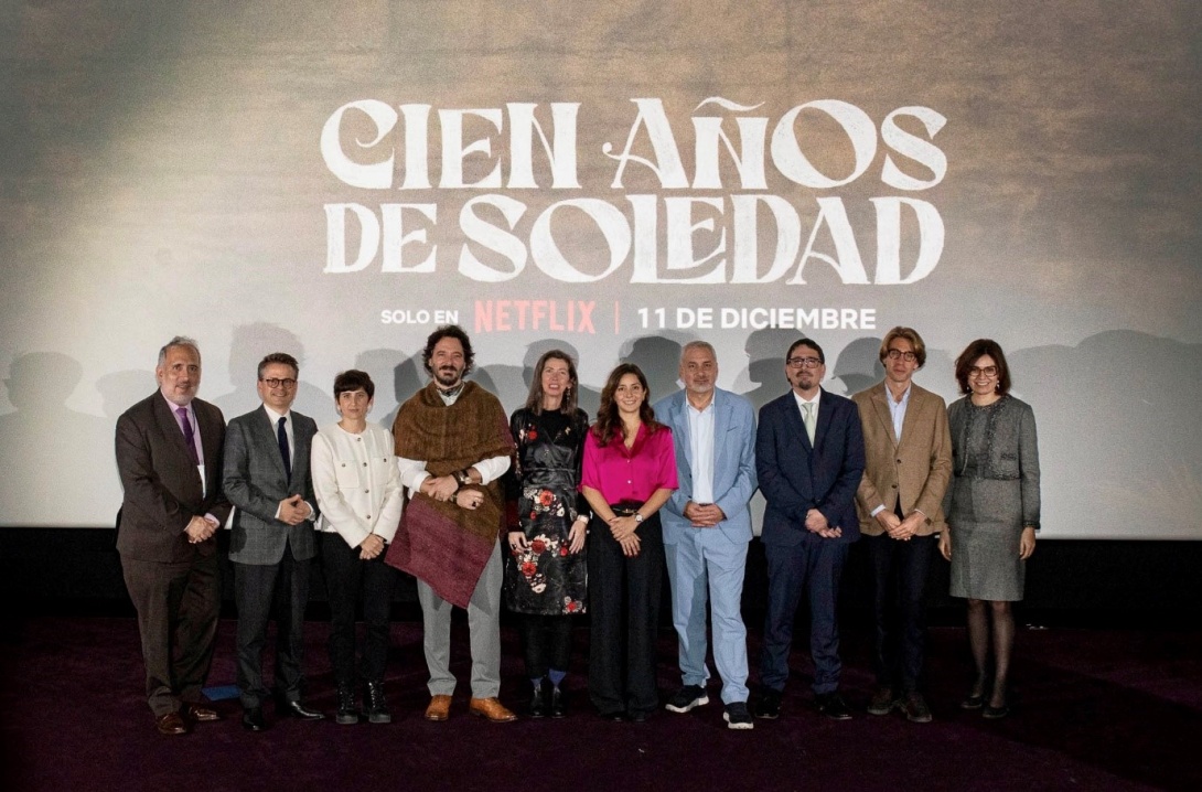 Con el apoyo del gobierno de Colombia se realizó el lanzamiento del primer capítulo de la serie “Cien años de soledad” Con el apoyo del gobierno de Colombia se realizó el lanzamiento del primer capítulo de la serie “Cien años de soledad”