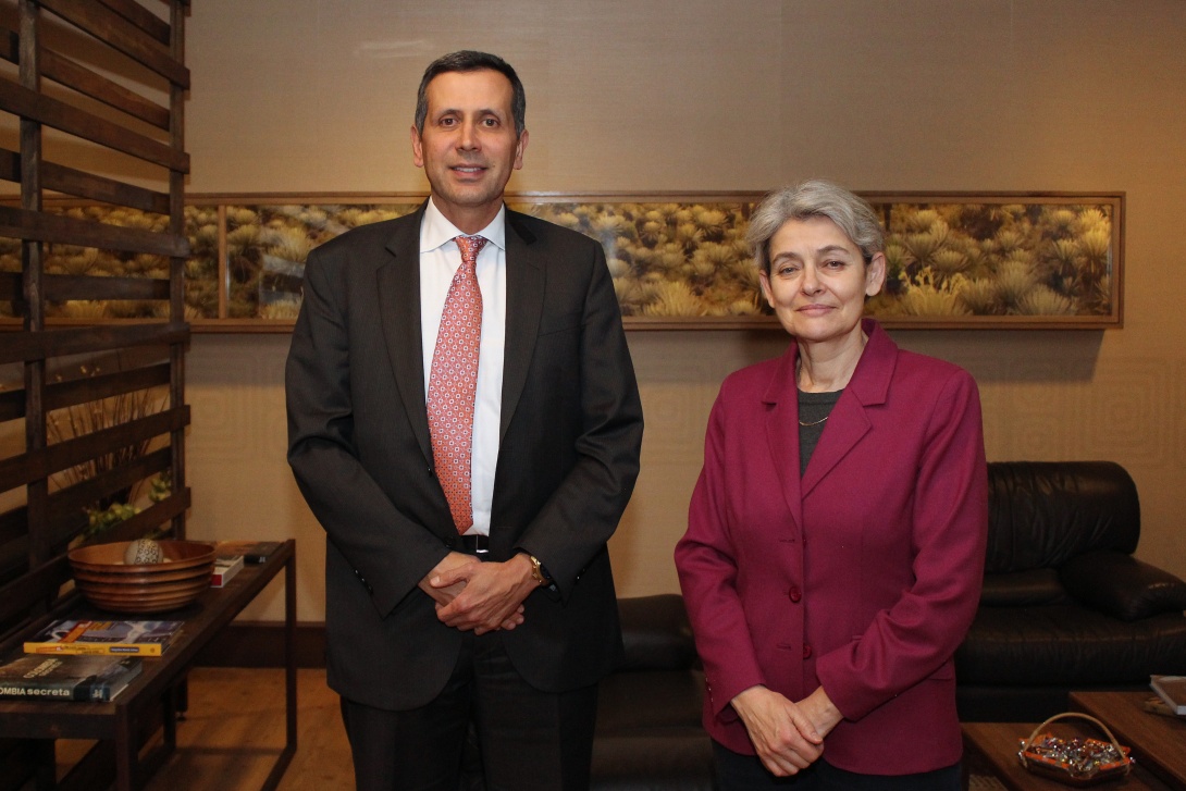 Directora General de la Unesco llegó a Colombia