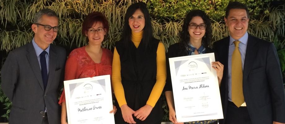 científicas colombianas Ana María Aldana y Katherine Gross fueron reconocidas en la sexta versión del ‘Premio para las Mujeres en la Ciencia’ del Programa Nacional de Becas L’Oréal UNESCO Premio para las Mujeres en la Ciencia’ del Programa Nacional de Becas L’Oréal UNESCO